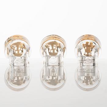 Siv Lagerström, three acrylic rings, 1970s.