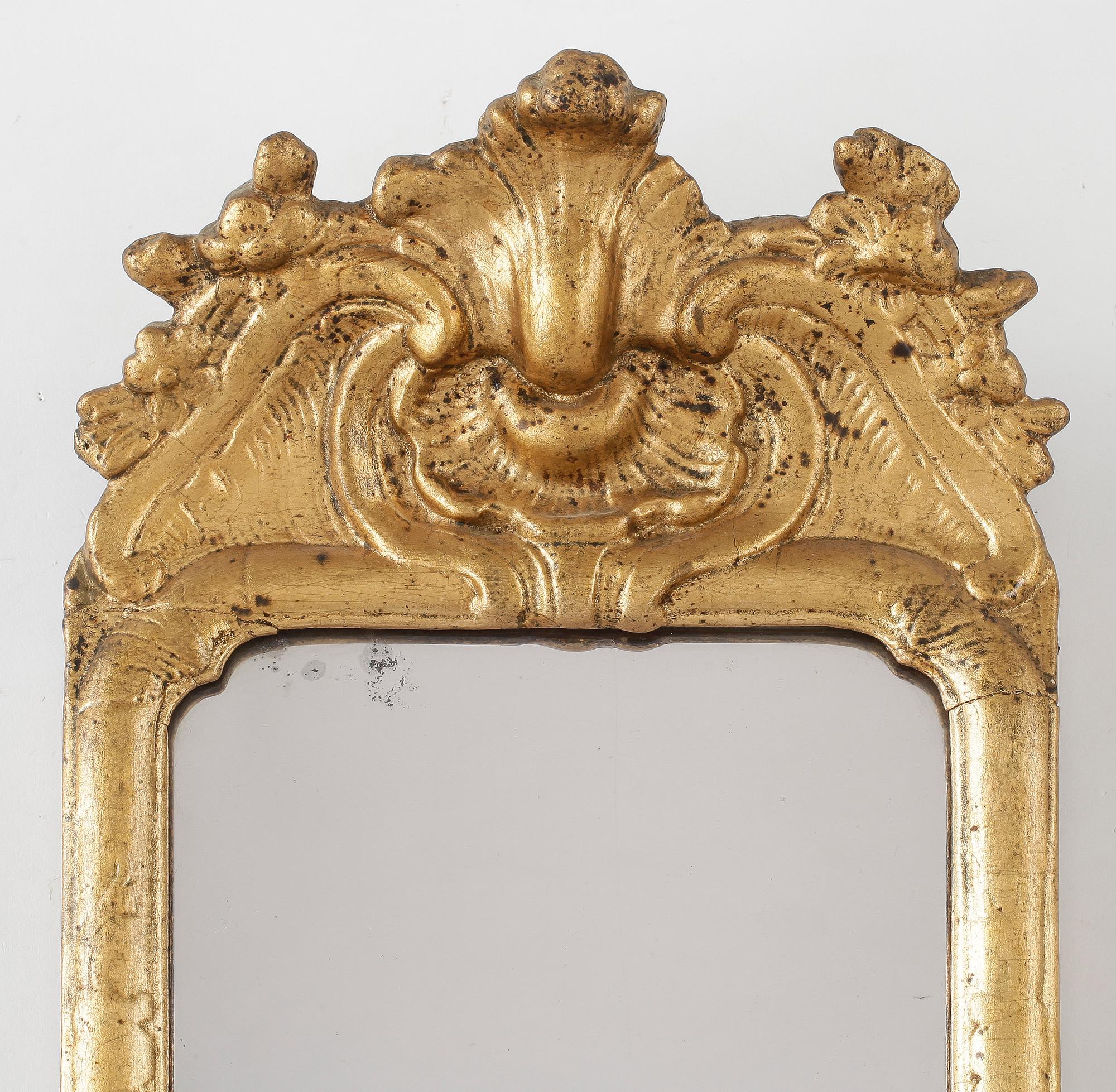 SPEGELLAMPETT, rokoko, 1700-tal.
