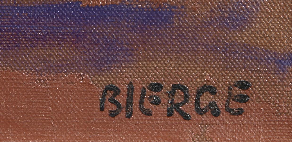 ROLAND BIERGE, olja på duk, sign.
