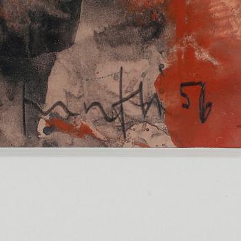 WALTER MAFLI, signerad och daterad -56.