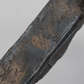 KG BEJEMARK, skulptur, "Nils Ferlin", signerad.