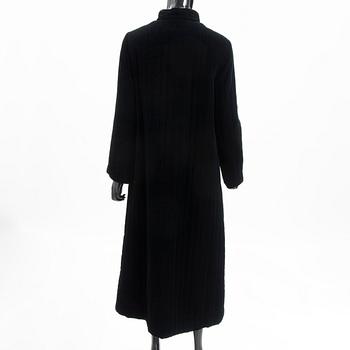 A Black Velvet Ooppera Coat, size 38.