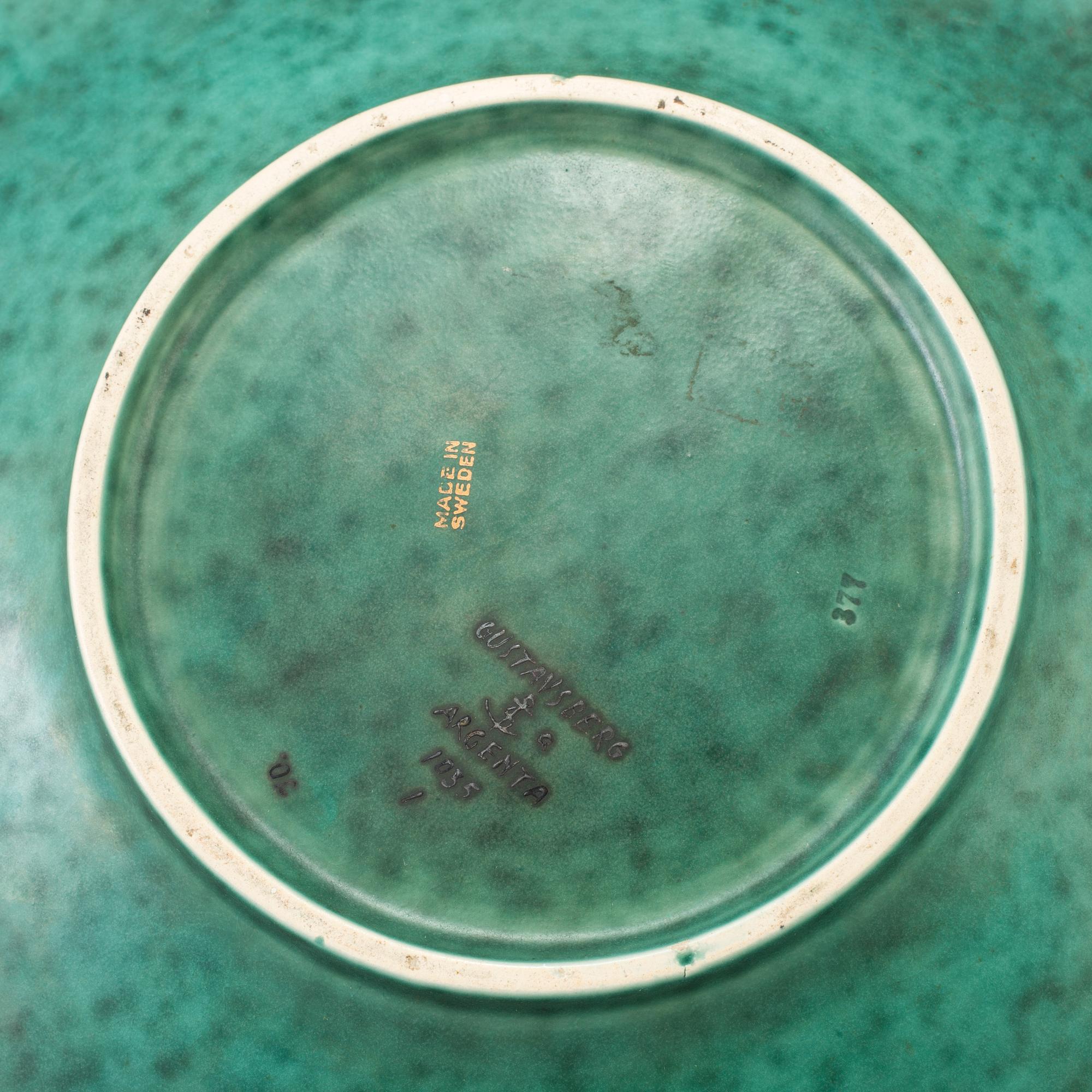 WILHELM KÅGE, dish, stoneware, Argenta.