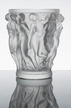 VAS, "Bacchantes", glas, Lalique, enligt uppgift inköpt på 1970-talet.