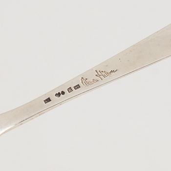 Two Swedish silver serving spoon, mark of Wiwen Nilsson, Lund 1963.