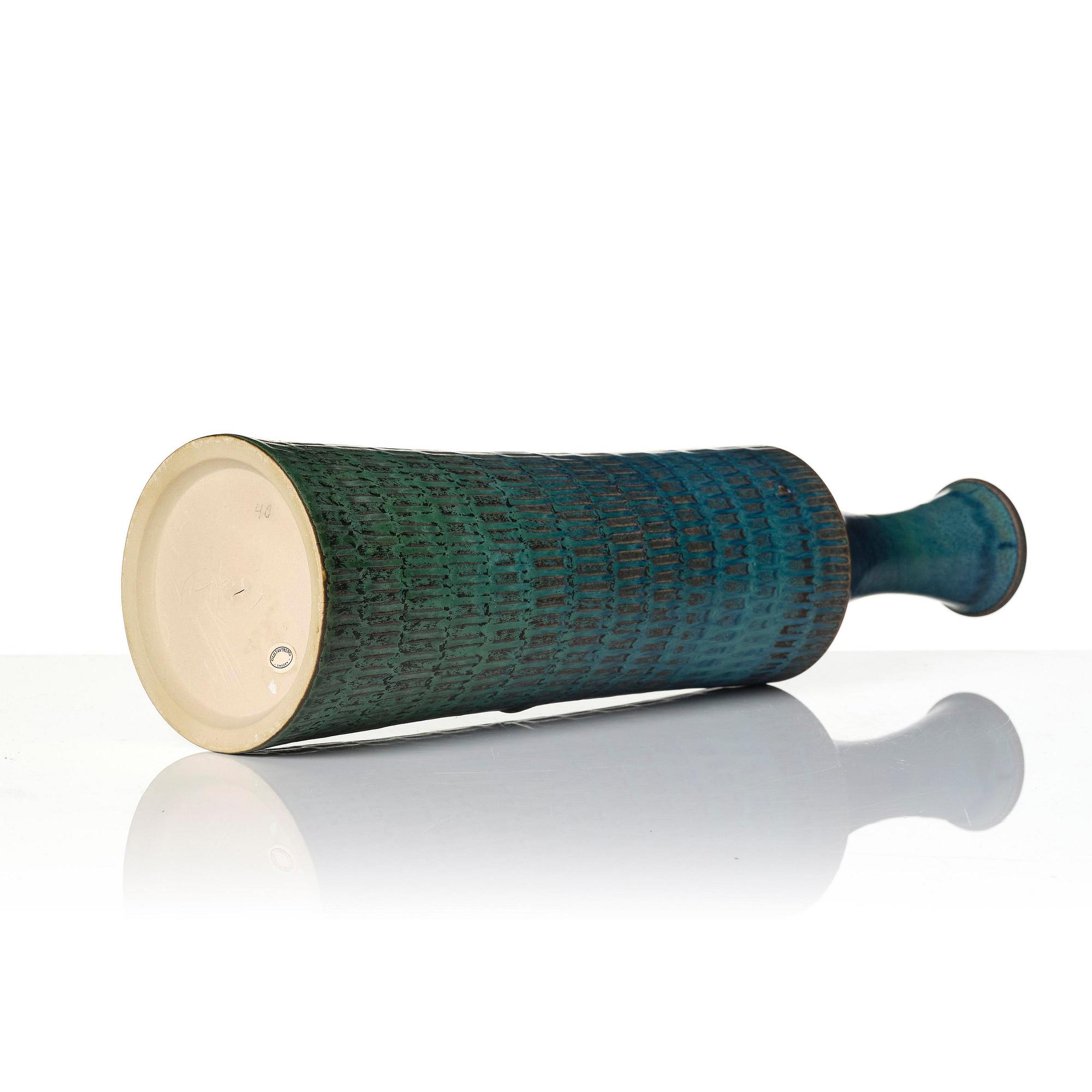 Stig Lindberg, a stoneware vase, Gustavsberg Studio 1966.