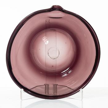 Mjölkfat / Spillkum, glas, Sverige, ca år 1800.