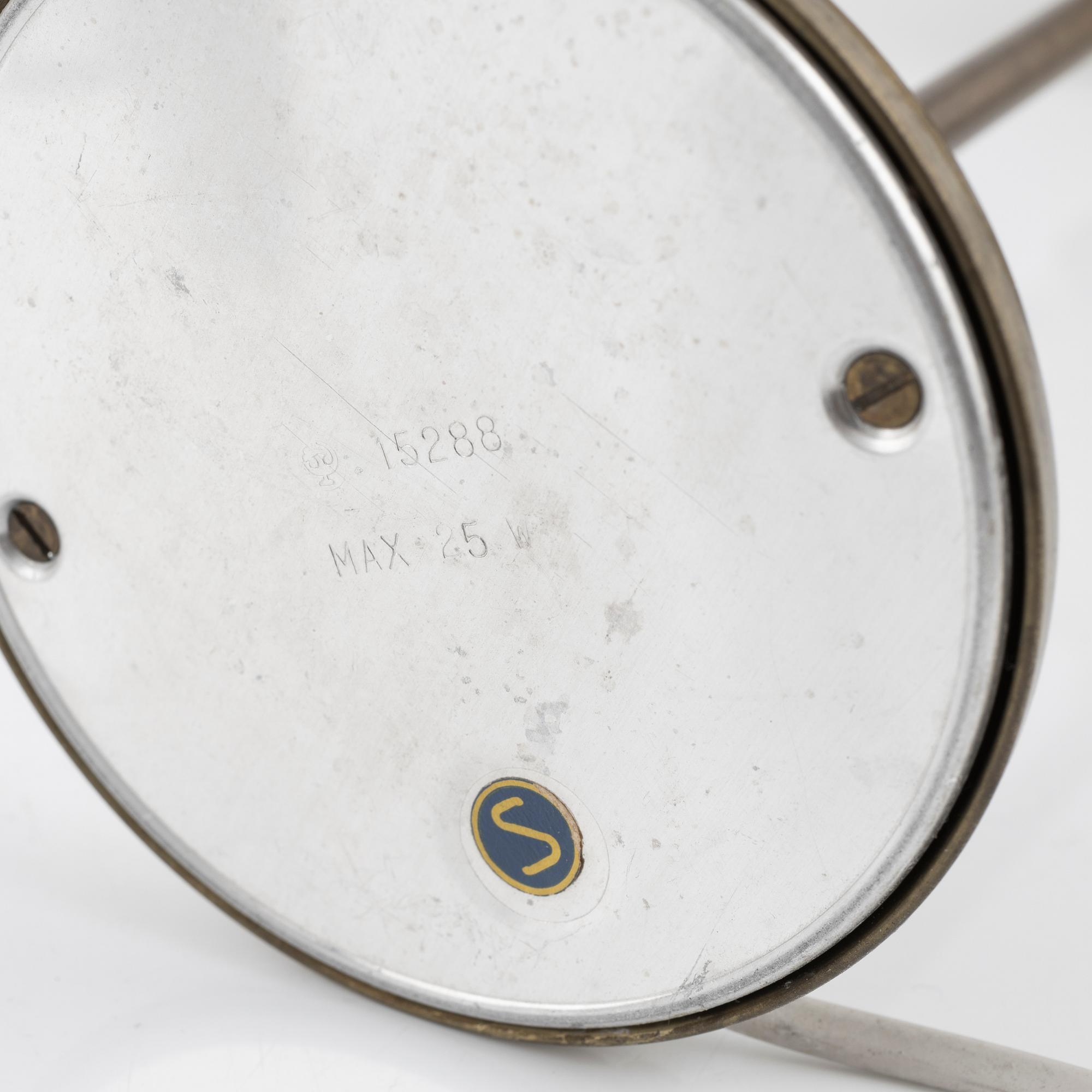 Harald Notini, bordslampor, ett par, modell "15288", Arvid  Böhlmarks Lampfabrik, 1900-talet mitt.