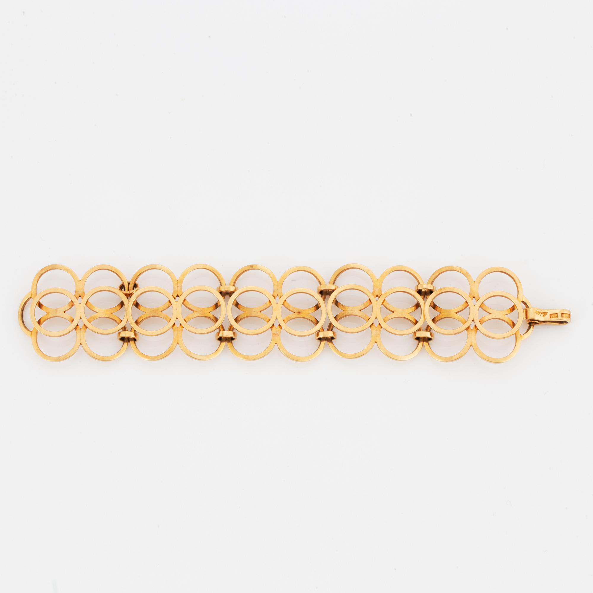 CECILIA JOHANSSON, bracelet, 18K gold.