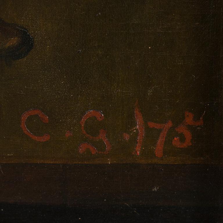 CHARLES GOGIN, 4, oil on canvas, signed Charles Gogin and C.G. With numbering 175 in red on all four.