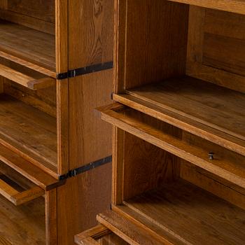 Two Swedish mid 20th century archive cupboards from Åtvidabergs snickerifabrik.