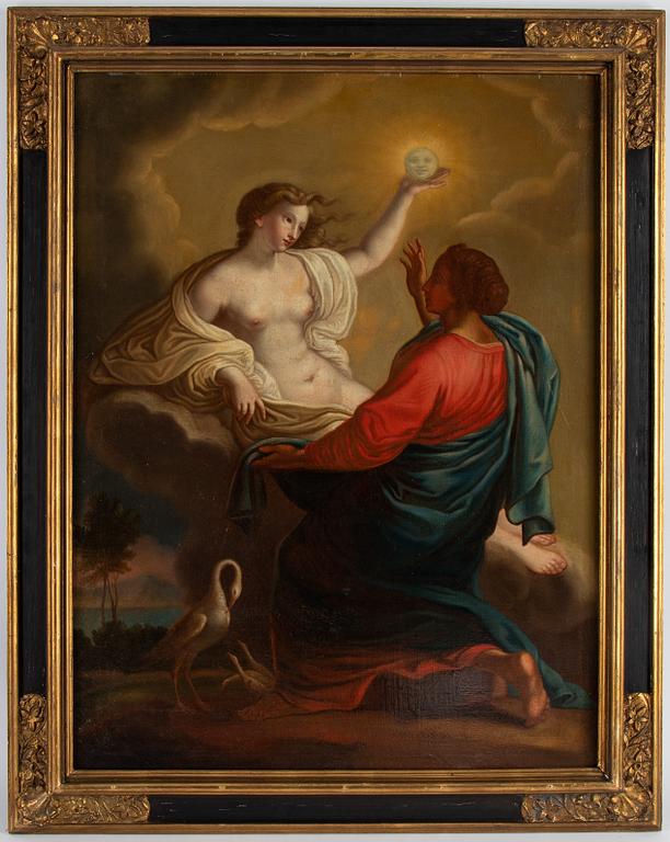 Pompeo Girolamo Batoni, hans krets, olja på duk.