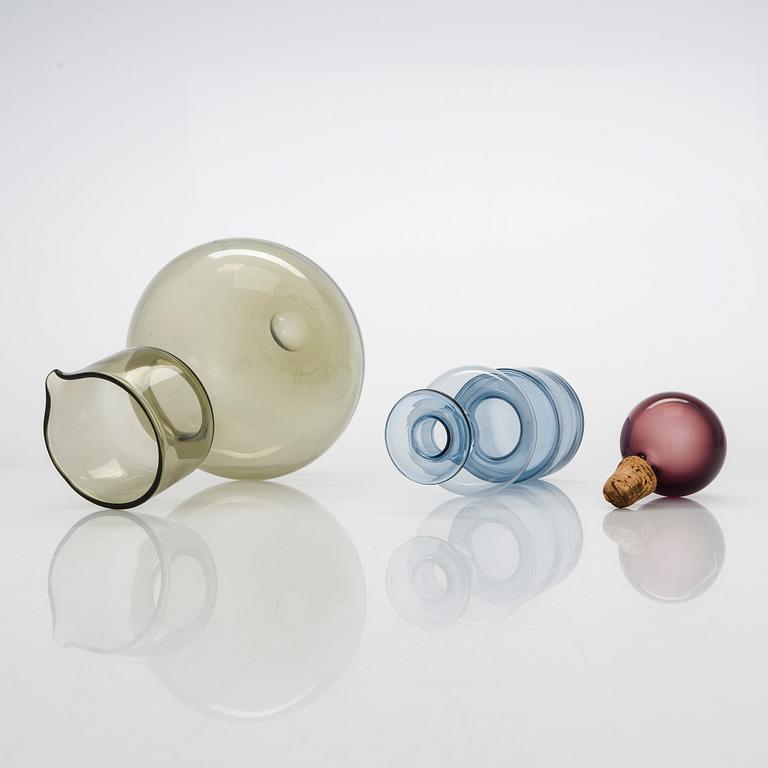 Kaj Franck, a decanter 'The Bells of Kremlin', signed K. Franck, Nuutajärvi, Notsjö -59 and -61.