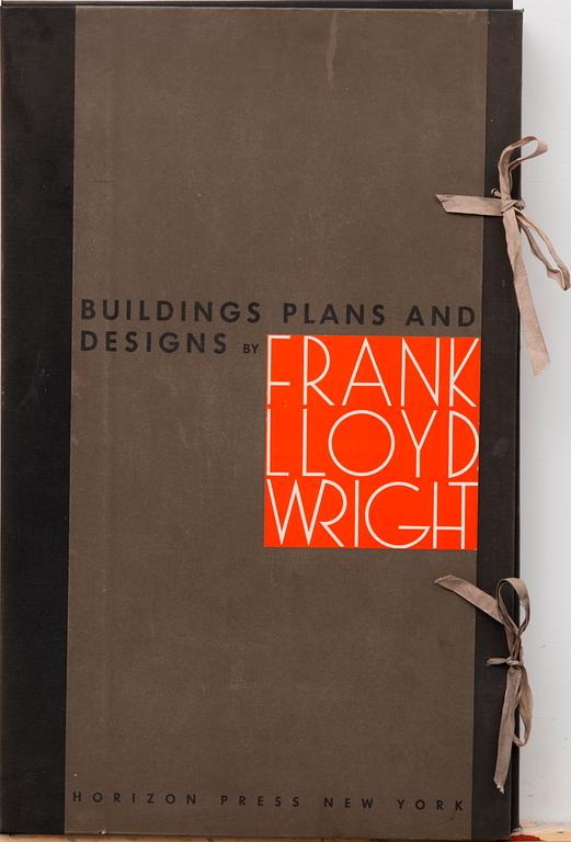 FRANK LLOYD WRIGHT, portfolio, Buildings, Plans, and Designs. New York: Horizon Press, (1963).