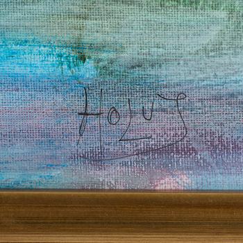 TOMASZ HOLUJ, oil on canvas, signed, dated on verso 2010.