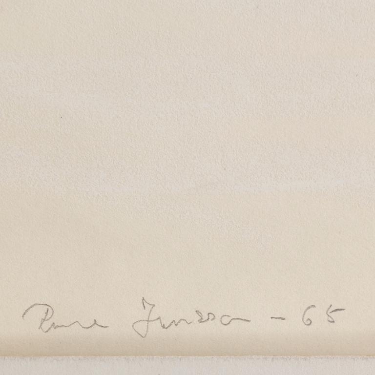 RUNE JANSSON, mixed media, signed and dated -68.