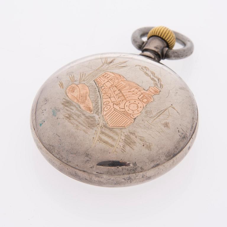 FICKUR, Elgin, silver.