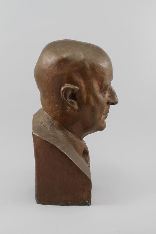 STEN TEODORSSON, brons, signerad.