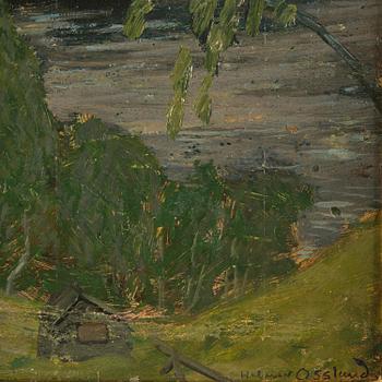 Helmer Osslund, "Afton vid Faxelven".