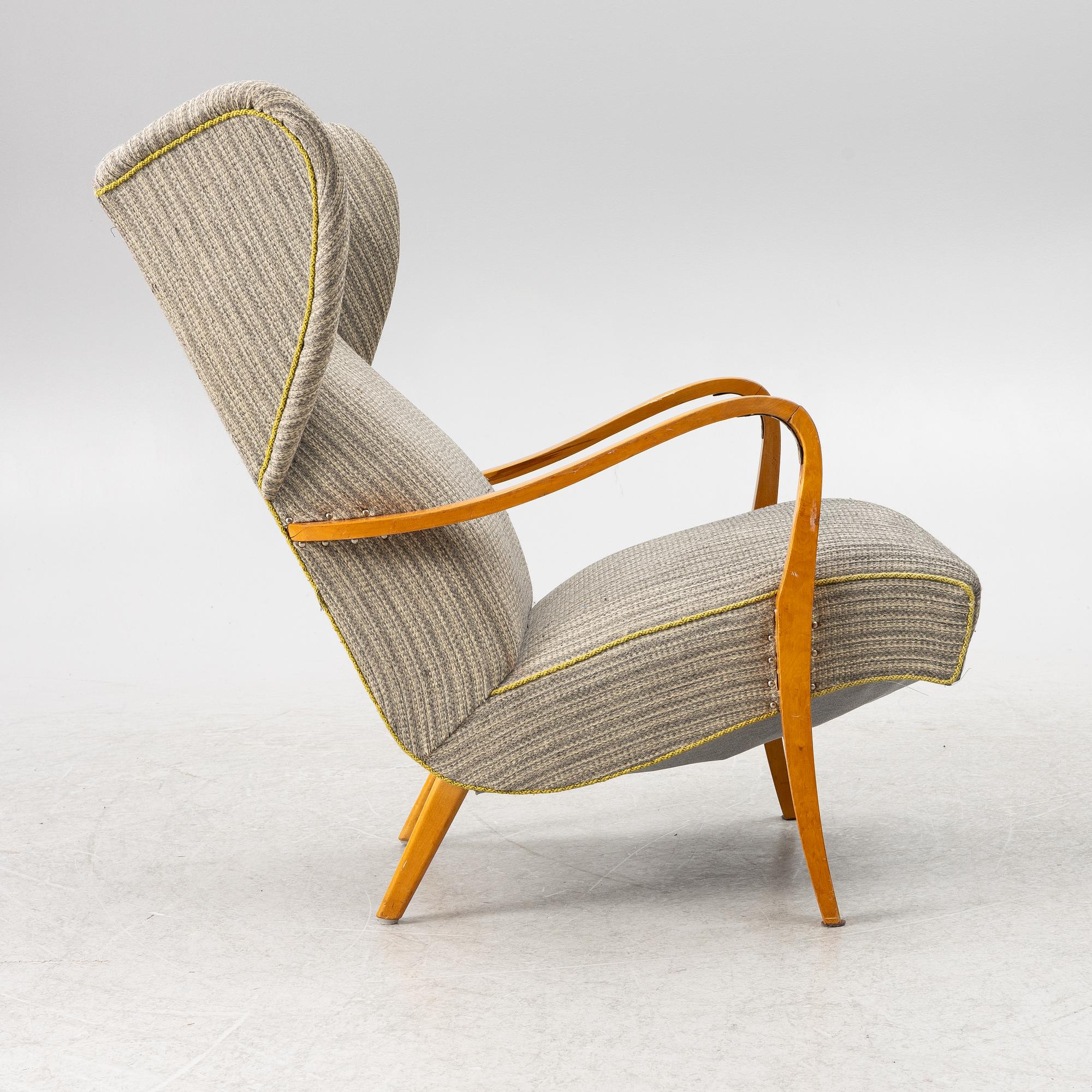 Armchair, Swedish Modern, 1940s.