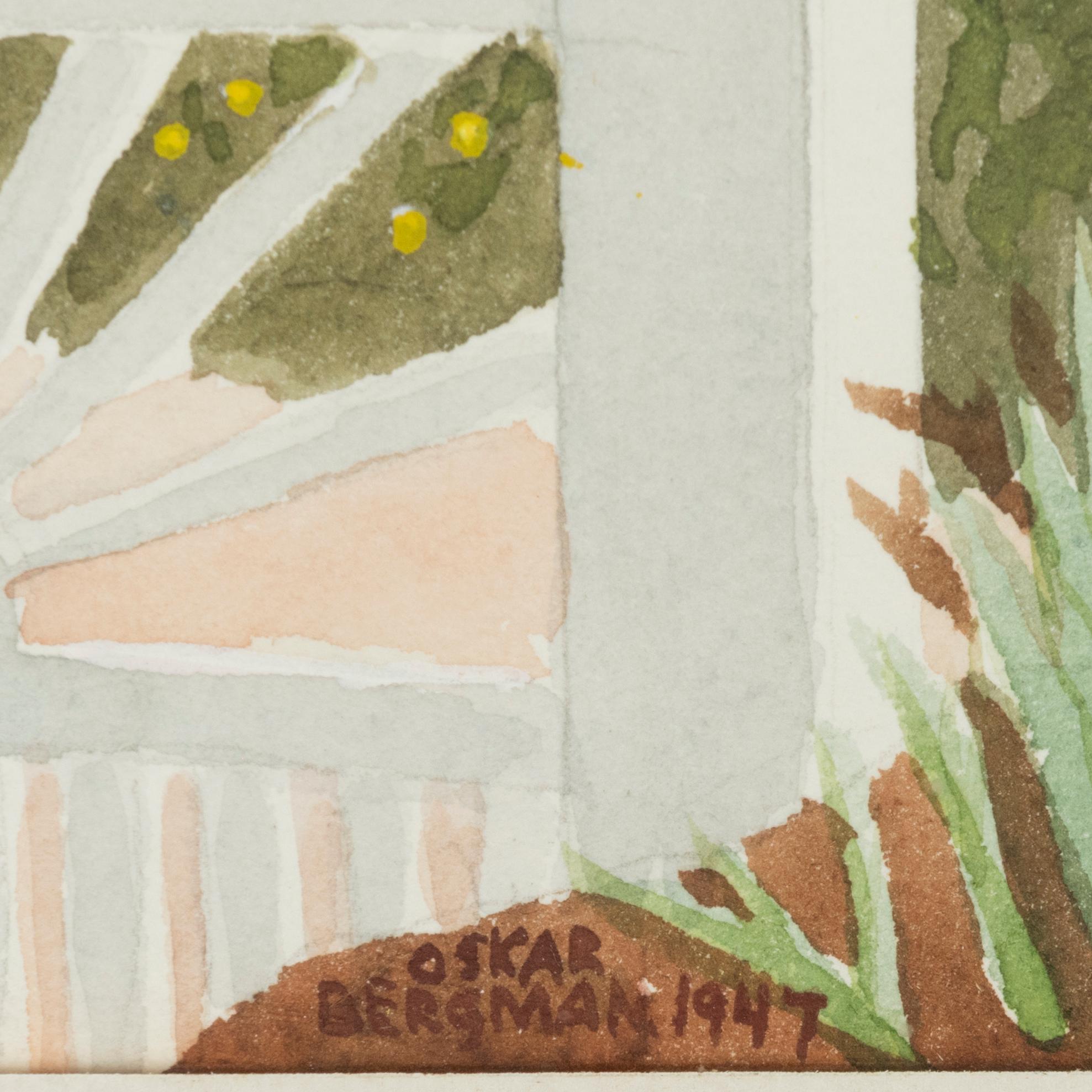 Oskar Bergman, "View from Kungälv".