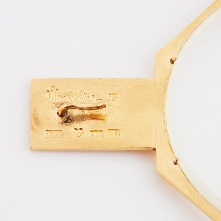 Wiwen Nilsson, an 18K gold magnifying glass, Lund 1963.