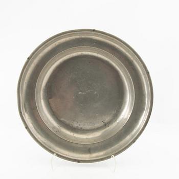 Skålfat 4 st 17/1800-tal tenn.