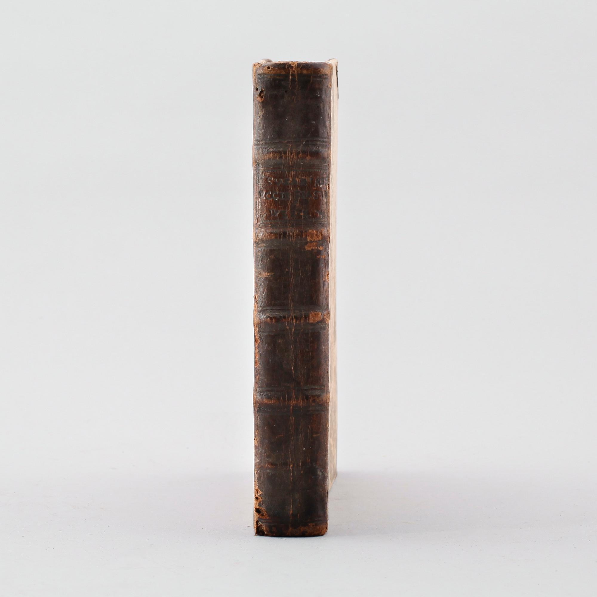BOK: Swea Rikes Ecclesiastique Werk I Alphabetisk Ordning af Sven Wilskman, tryckt 1782.Hfrb.