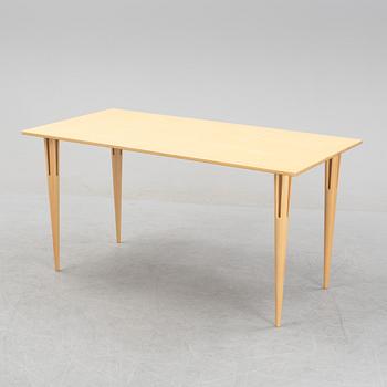 Bruno Mathsson, a birch-veneered dining table from Bruno Mathsson International.