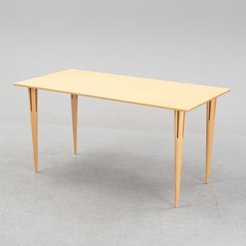 Bruno Mathsson, a birch-veneered dining table from Bruno Mathsson International.