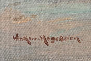 Carl Friedrich Winkler-Hagendorn, "Hamburg Binnenalster".