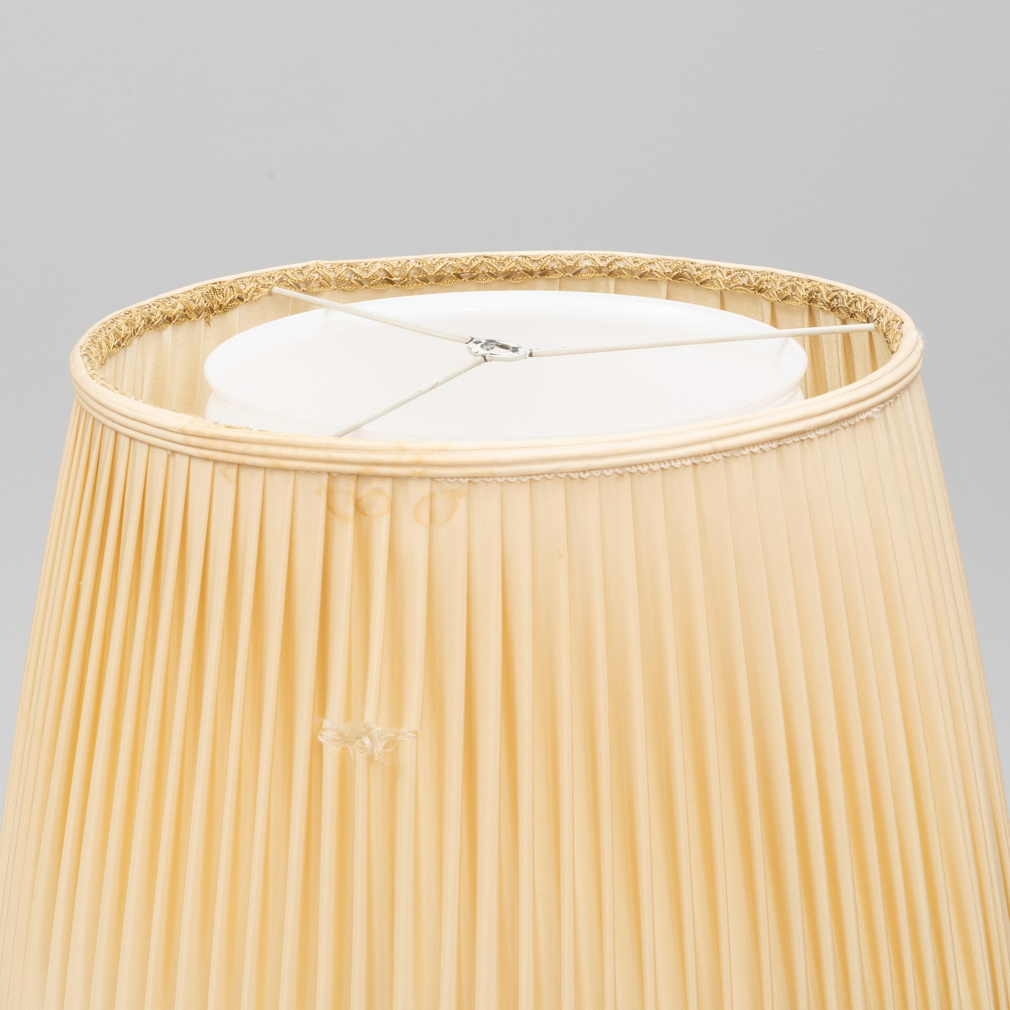 Hans Bergström, golvlampa, modell 522, ateljé Lyktan, Åhus 1950-tal.