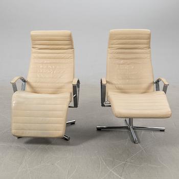 Loungestolar, ett par, 1900-talets slut.