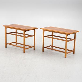 A pair of side tables, second half of the 20th century.
