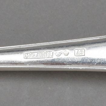 PARTI BESTICK, 27 delar, silver, vikt ca 960 gram. Bl a GAB, Stockholm 1917.