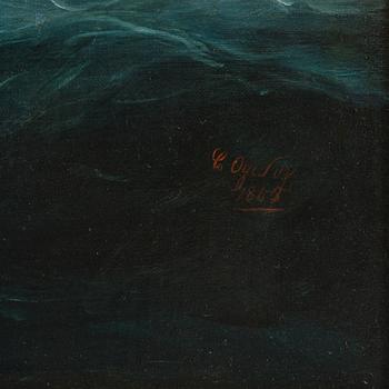 Charles Ogilvy, The Full-Rigged Ship "Amy" off Anglesey.