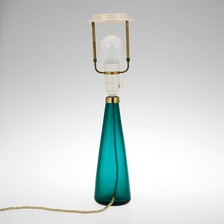 BORDSLAMPA, glas, Venini, Italien, 1950-tal.