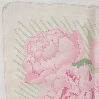 Hermès, scarf, "Peonies".