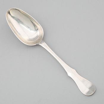 MATSKED, silver, Niels Pihl, Köpenhamn 1778. Vikt ca 63 gram.