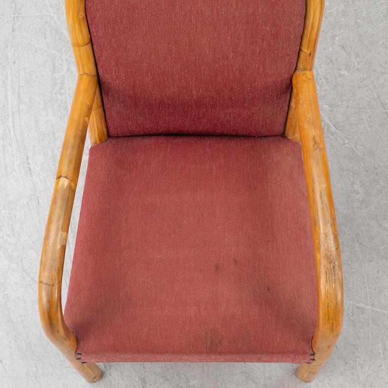Armchairs, a pair, 1930s-40s.