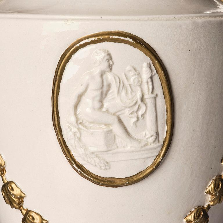 Urna, flintgods, Marieberg, Steens period (1769-1788).