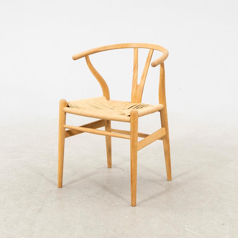 Hans J Wegner, karmstol, "CH 24"/ "Y-stolen", Carl Hansen & Son, Odense, Danmark, numrerad.