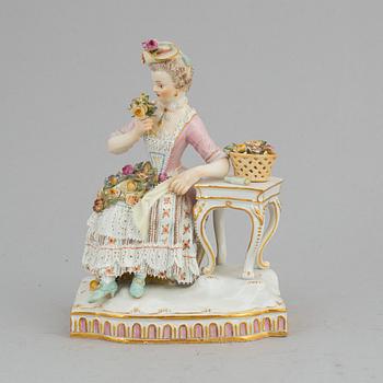 A Meissen porcelain figurine, late 19th century.