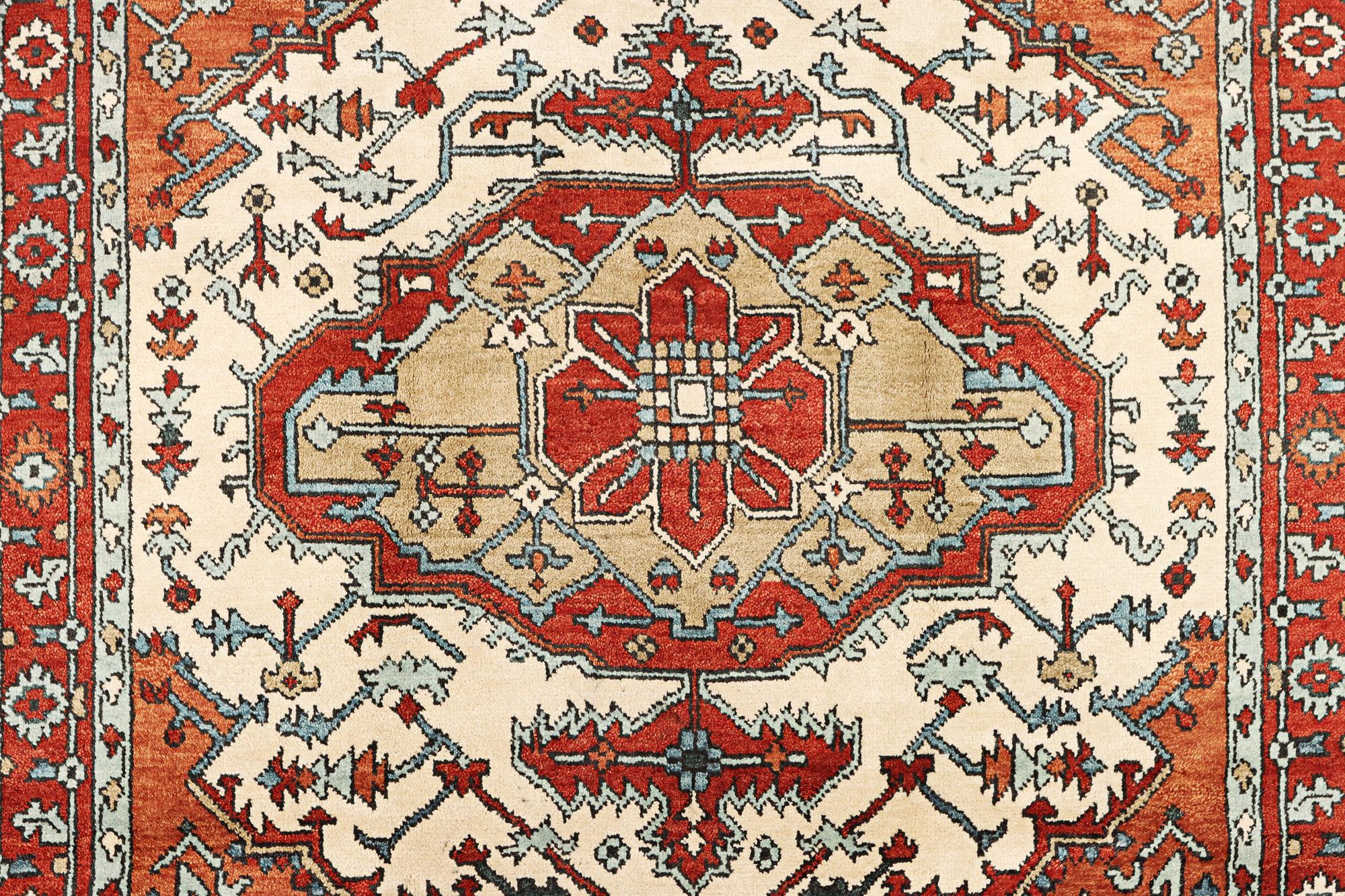 An oriental carpet, c. 296 x 238 cm.