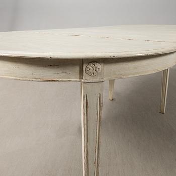 Matbord, Gustaviansk stil, omkring 1900.