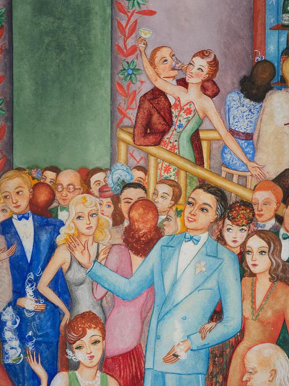 Ingrid von Dardel, Festive gathering.