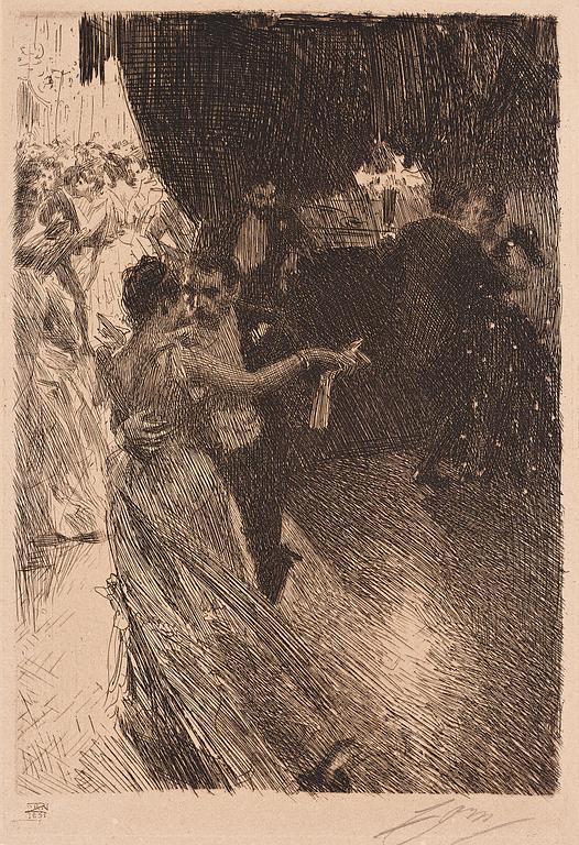 Anders Zorn, "The Waltz" ("La Valse").