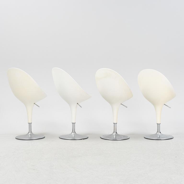 Stefano Giovannoni, a set of four 'Bombo chair', bar chairs, Magis, Italy.