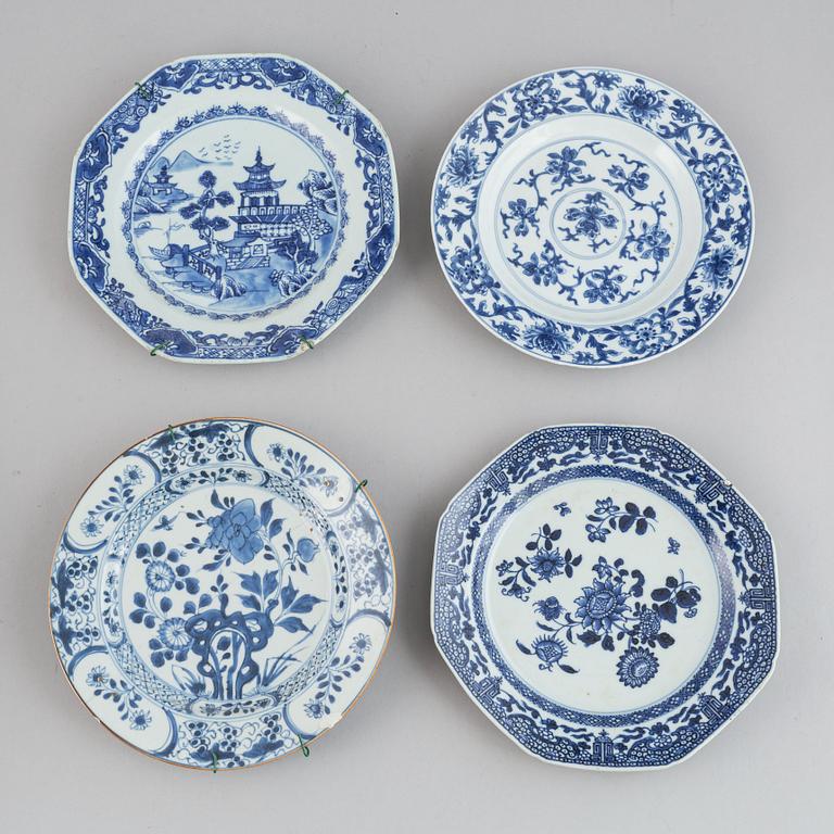 A group of export porcelain, Qing dynasty, 18/19th Century.