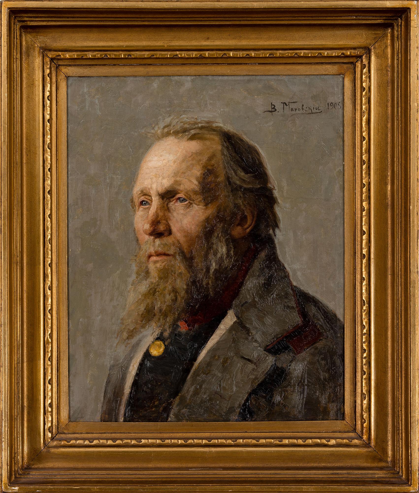 VLADIMIR MAKOVSKI, PORTRÄTT AV GAMMAL MAN.